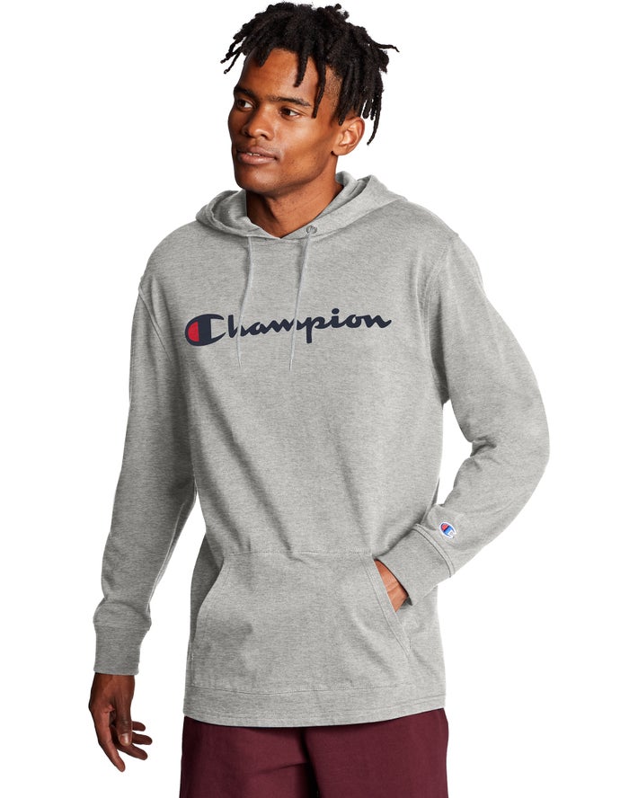 Champion Mens Hoodie NZ - Middleweight Grey ( 7596-KUNBL )